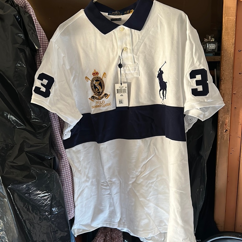 Brand new Ralph Lauren polo shirt with horse logo